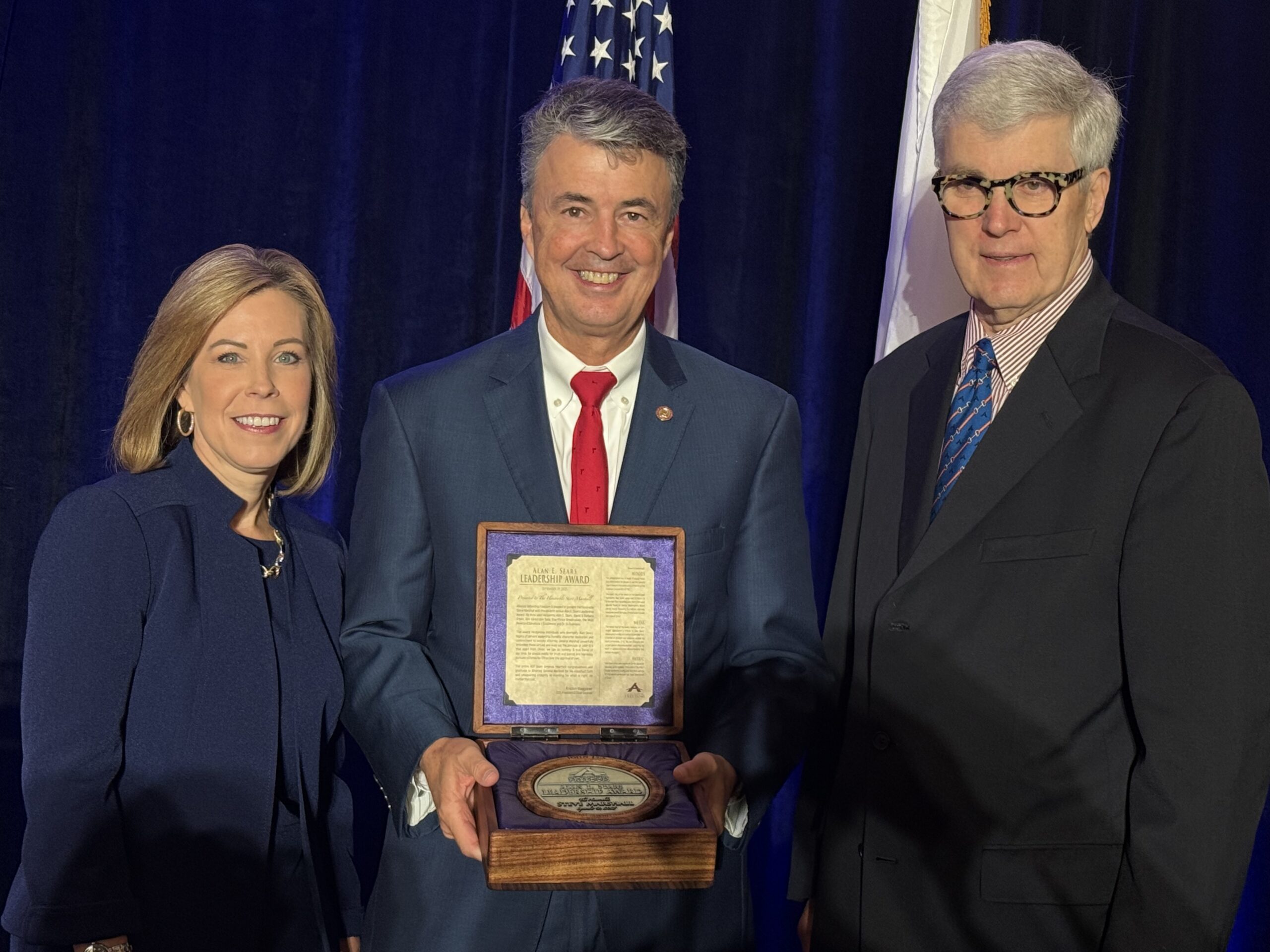 ADF presents Alan E. Sears Leadership Award to Alabama AG Steve Marshall